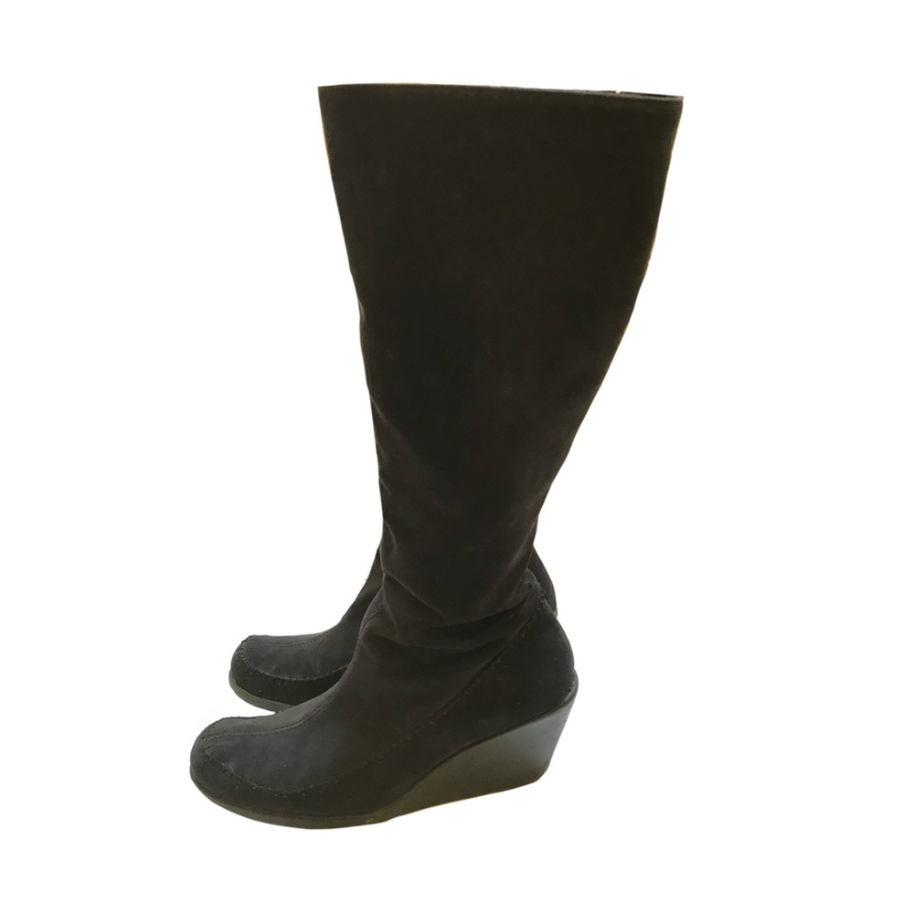 Old Navy, wedge heel knee high boot, size 10